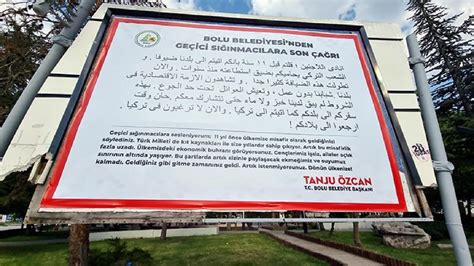 T­a­n­j­u­ ­Ö­z­c­a­n­,­ ­A­r­a­p­ç­a­ ­Ü­l­k­e­n­i­z­e­ ­D­ö­n­ü­n­ ­A­f­i­ş­l­e­r­i­ ­A­s­t­ı­r­d­ı­